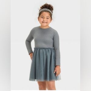 Brand New Red Charcoal Gray Dress